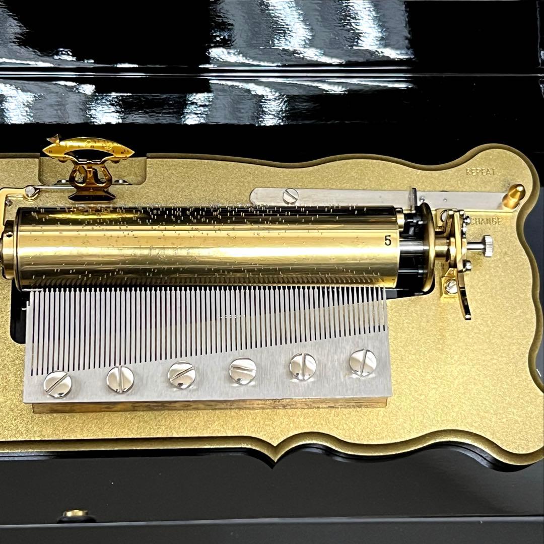 リュージュシリンダー式オルゴール　72弁15曲　東Y8-0105☆2F