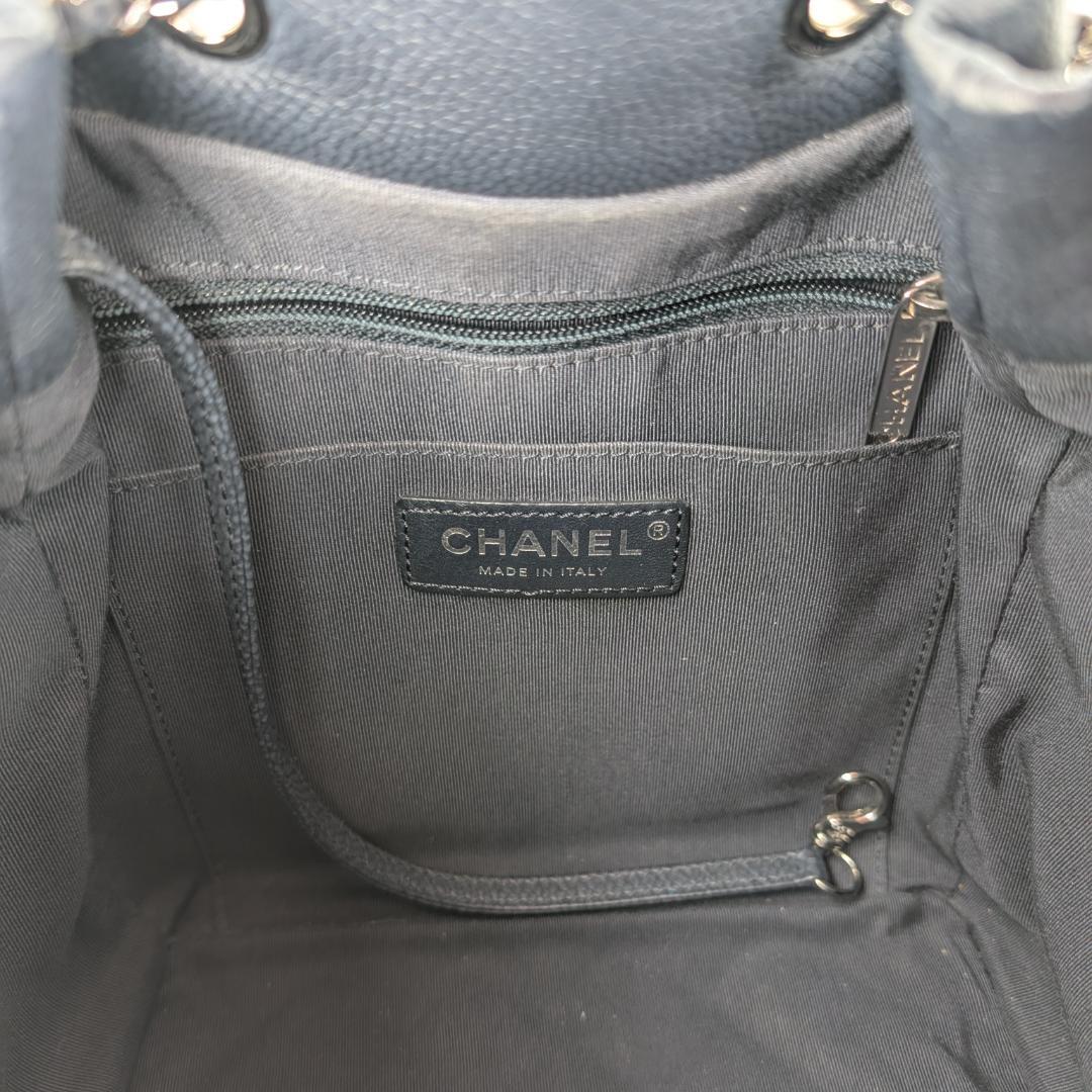 【2/6までnnns】CHANEL 巾着型 2Way キャビアスキン