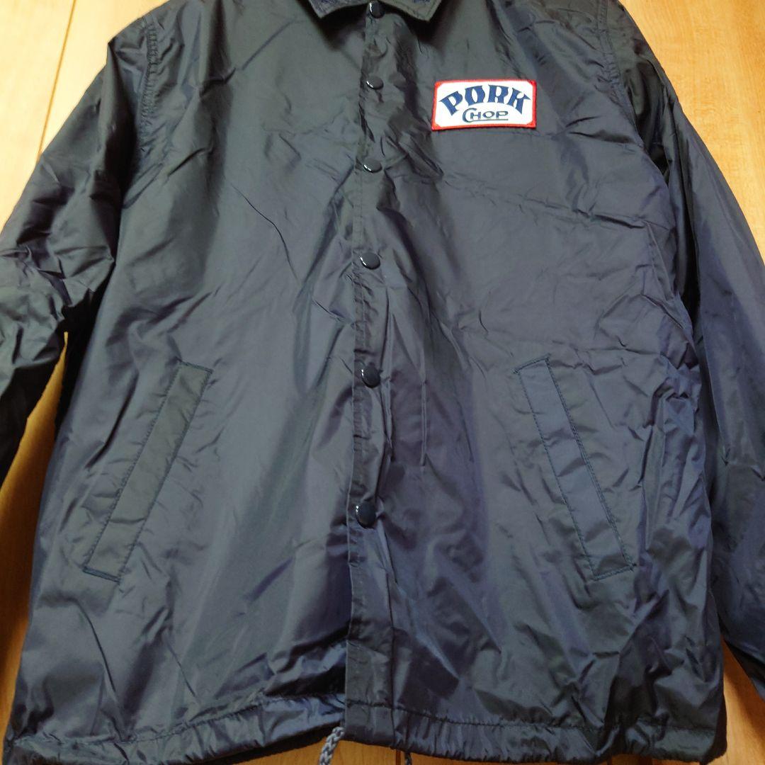 PORKCHOP ナイロンジャケット Mサイズ ネイビー