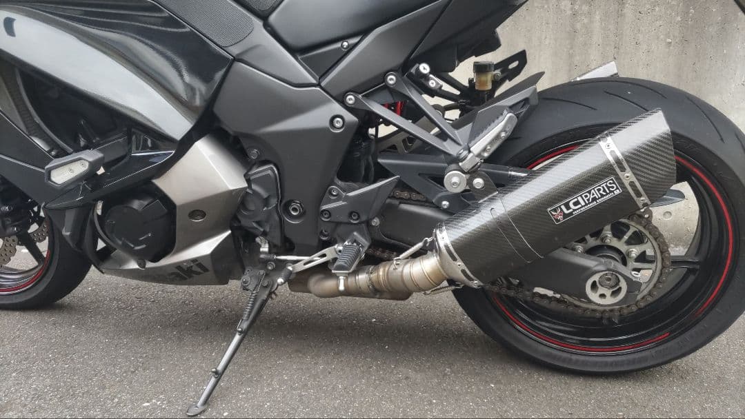 NINJA1000 Z1000 LCIPARTS カーボンスリップオンマフラー