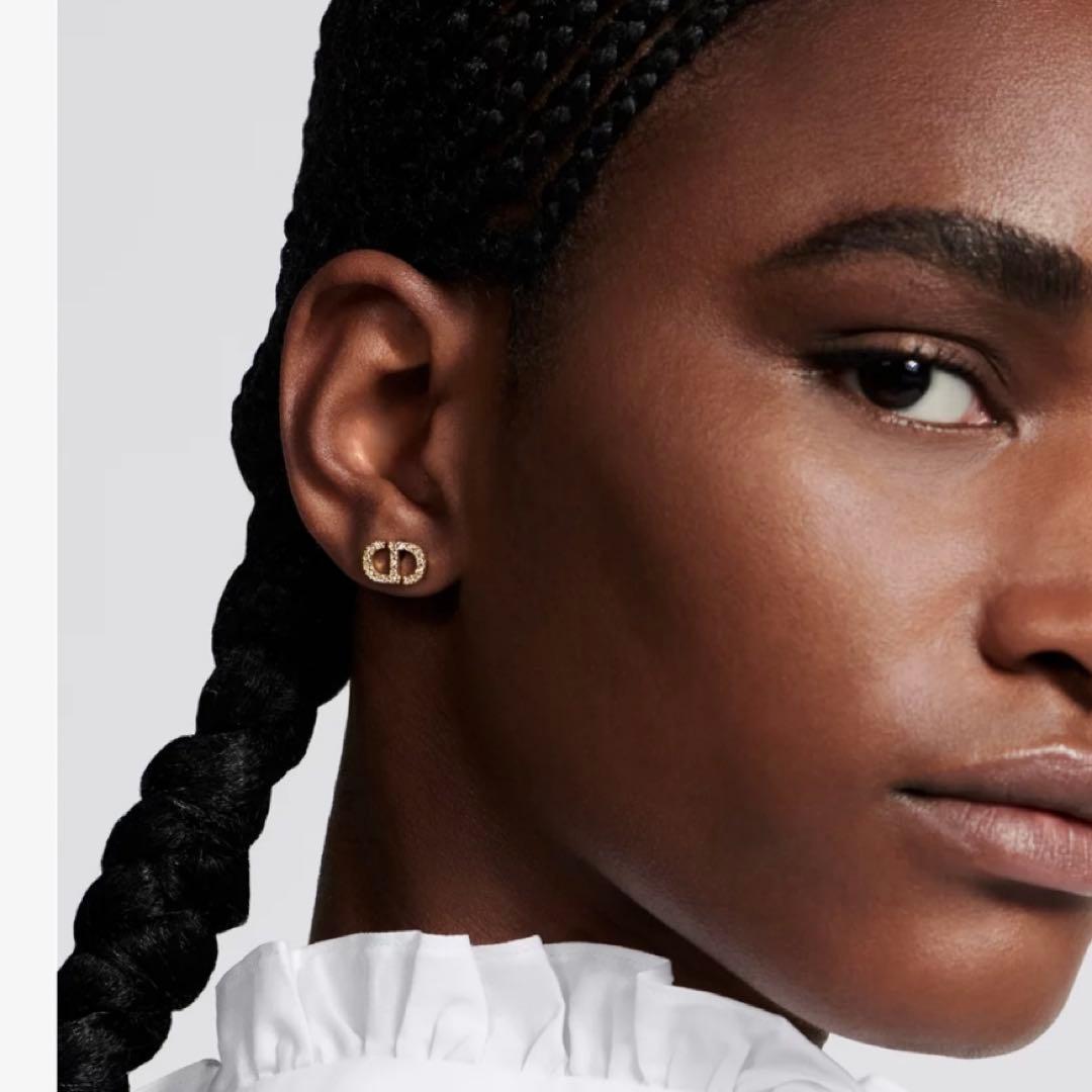 Dior Petit CD ミニスタッドピアス　ゴールド 片耳