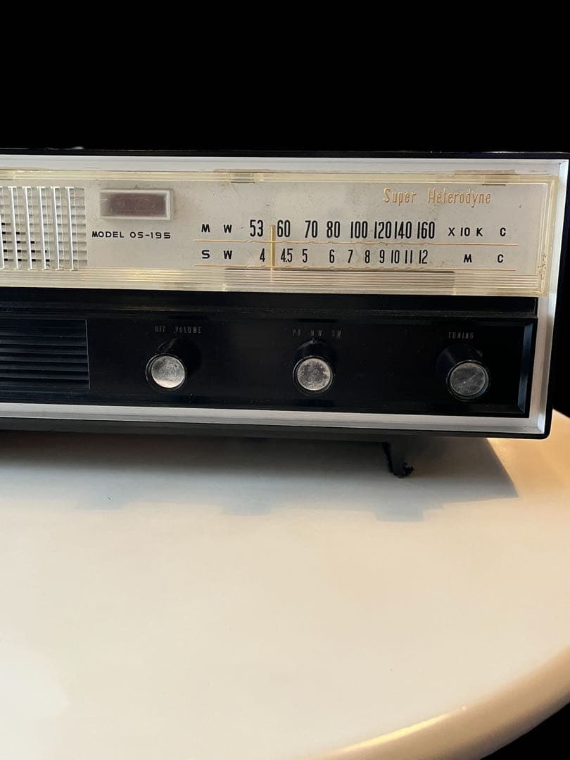 ONKYO 音響　真空管ラジオ　真空菅交換済み　動作品 os-135 昭和レトロ