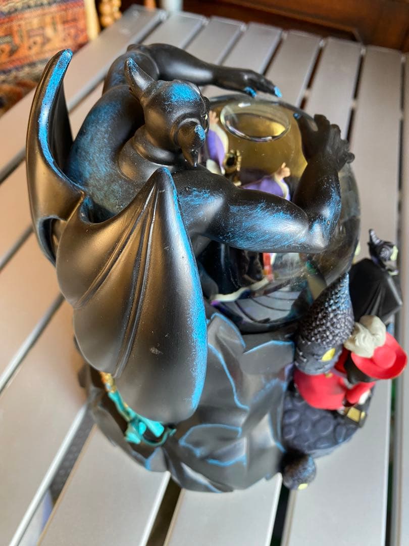 ディズニー　ヴィランズ　スノーグローブ　スノードーム　オルゴール付　レア