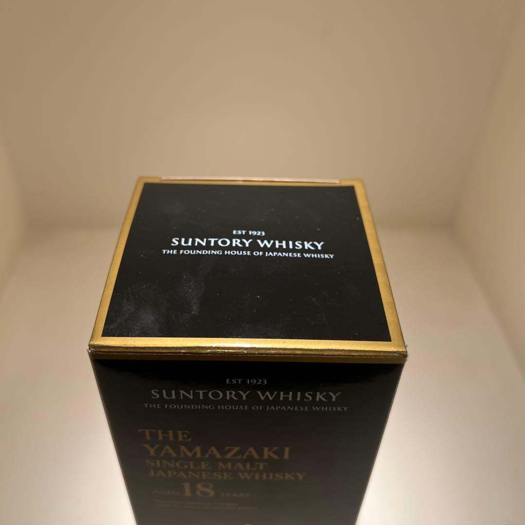 サントリー山崎18年 シングルモルトウイスキー 700ml 空瓶