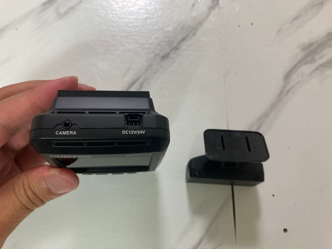 riiコムテック HDR360GW 前後2カメラ　ドライブレコーダー