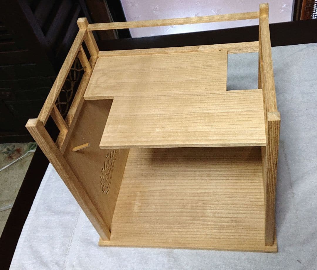 茶道具相生棚木製A466