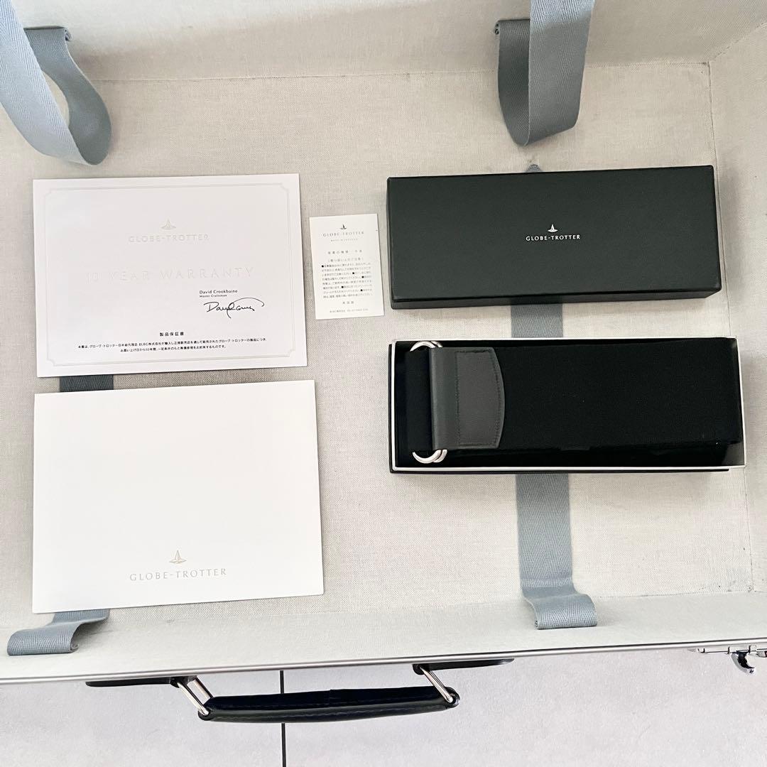 【てっぺい】美品！GLOBETROTTERグローブトロッタースーツケース