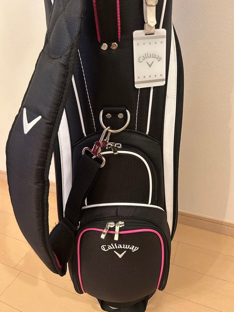Callaway キャディバッグ 黒/白/ピンク