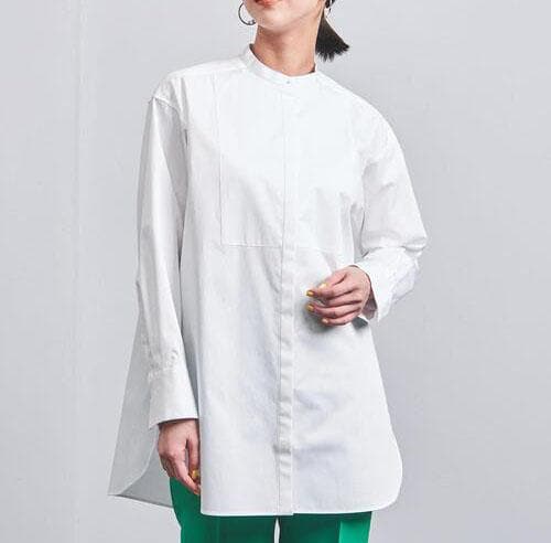 美品 ユナイテッドアローズ TOKYO 2万 ブサムロングシャツ ブラウス 66