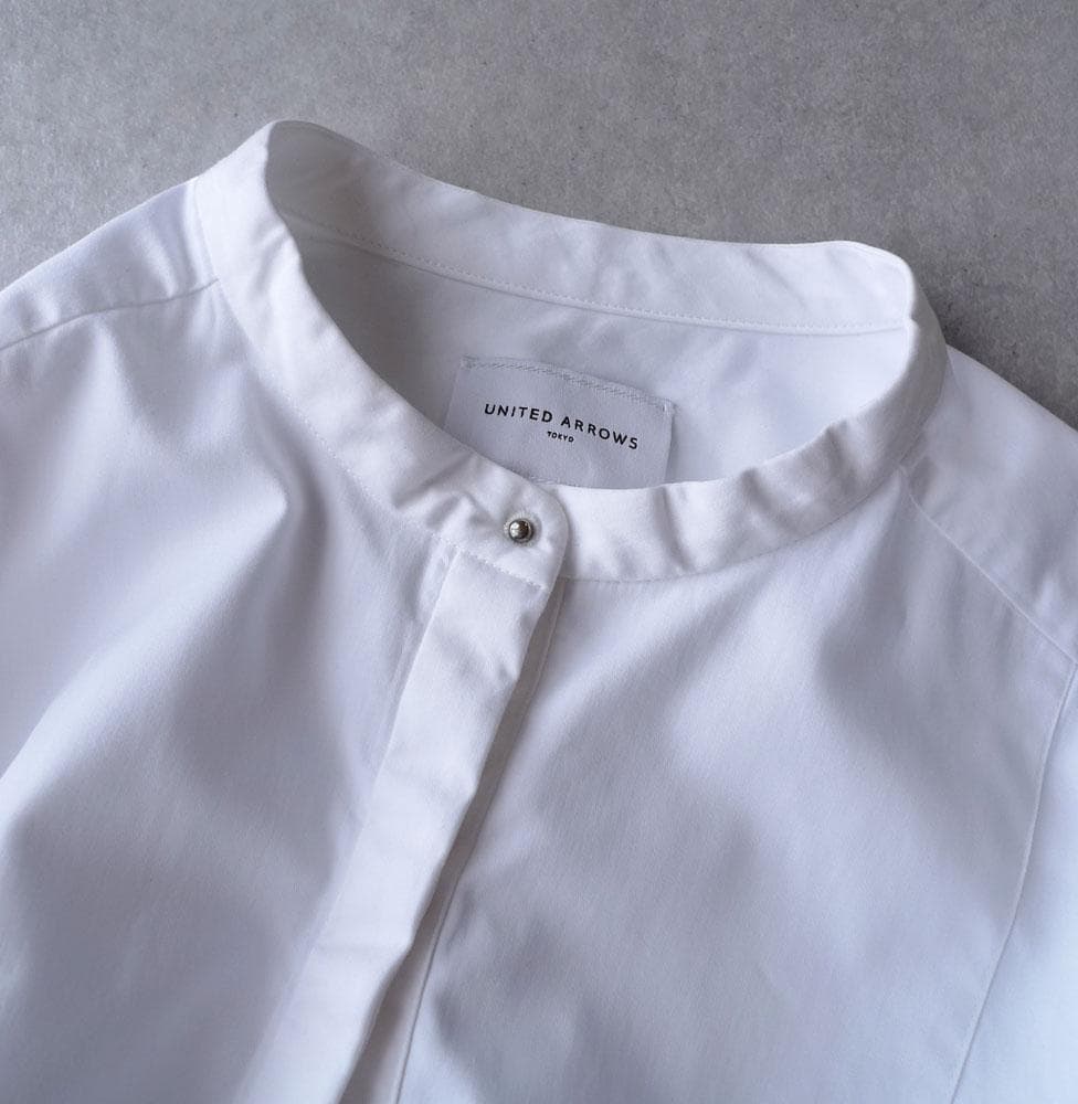 美品 ユナイテッドアローズ TOKYO 2万 ブサムロングシャツ ブラウス 66