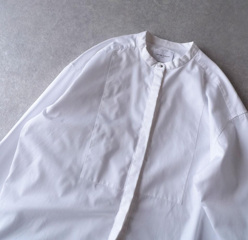 美品 ユナイテッドアローズ TOKYO 2万 ブサムロングシャツ ブラウス 66