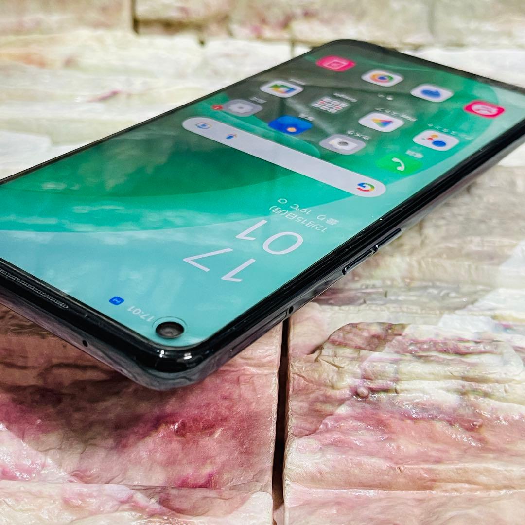 SIMフリー OPPO A55s 5G 64GB 341 ブラック 電池良好