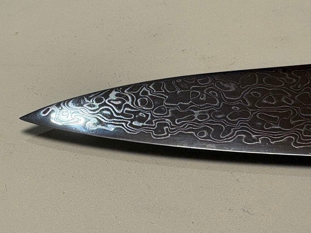 實光刃物 NEVER STAIN 粉末ハイスSG2鋼 ペティ135mm