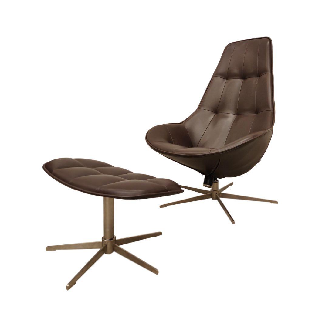 BoConcept レザー ボストン リビング チェア