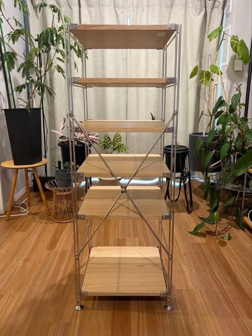 無印良品 42cmタイプ オーク ユニットシェルフ 中6段