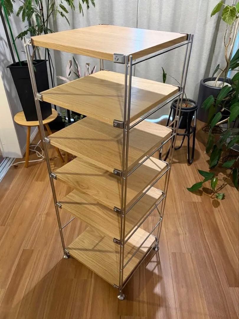 無印良品 42cmタイプ オーク ユニットシェルフ 中6段