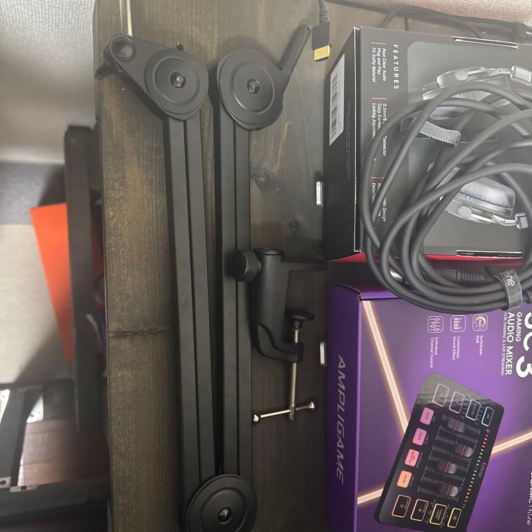 【Jun】fifineオーディオミキサー、ダイナミックマイク他