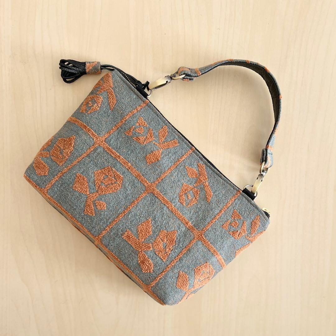 ミナペルホネン Lulu large brownハンドバッグMB601-131