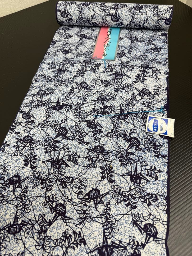 152)浴衣　反物　6点セット　着尺　綿素材