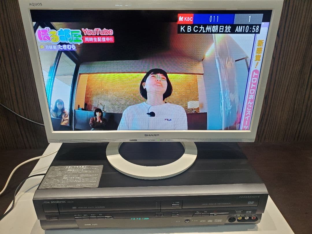 DX BROADTEC ビデオ一体型DVDレコーダー　DXR160V