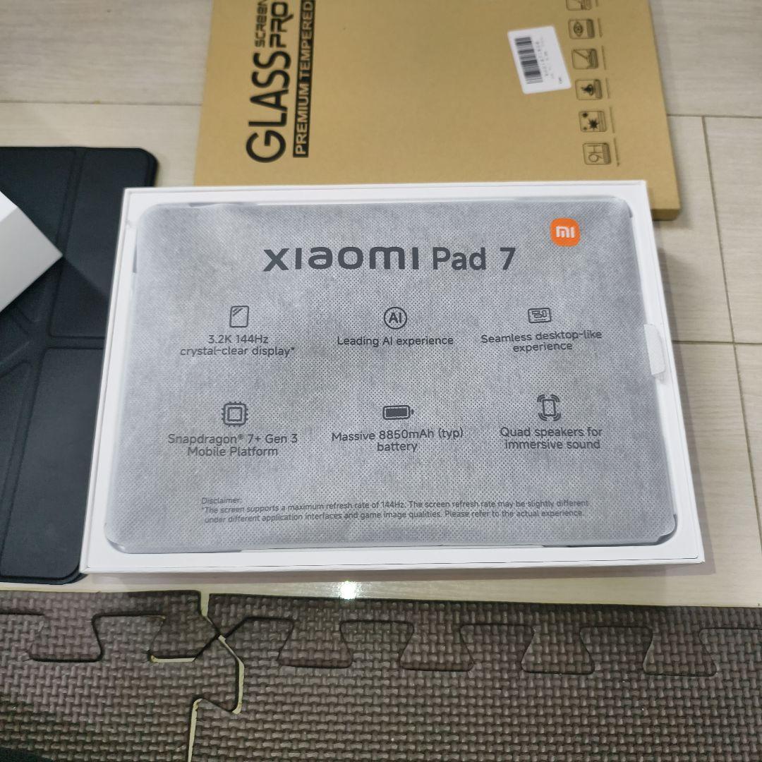 Xiaomi Pad 7 本体 + 保護フィルム+ケース+タッチペン