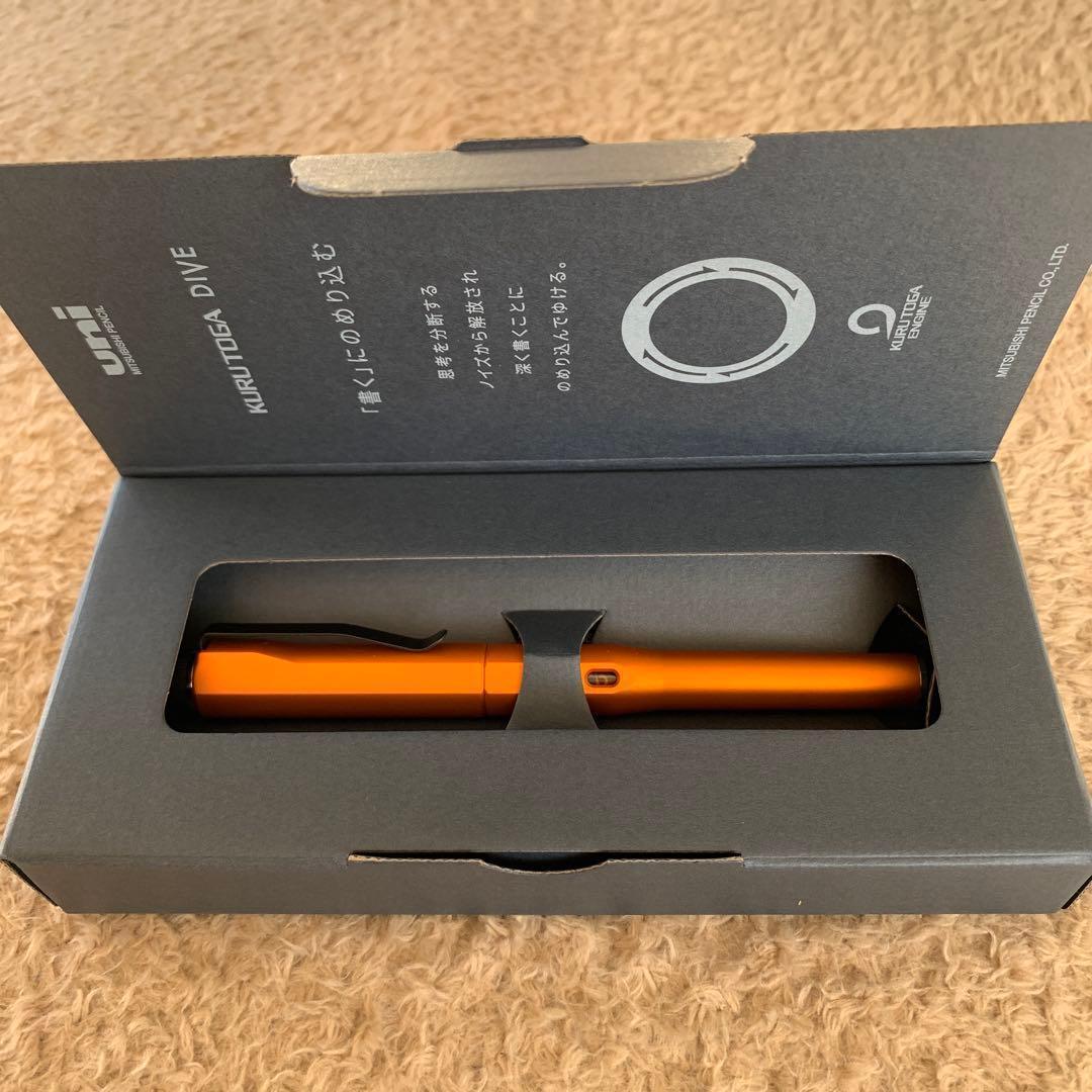 新品未使用　クルトガダイブ　トワイライトオレンジ