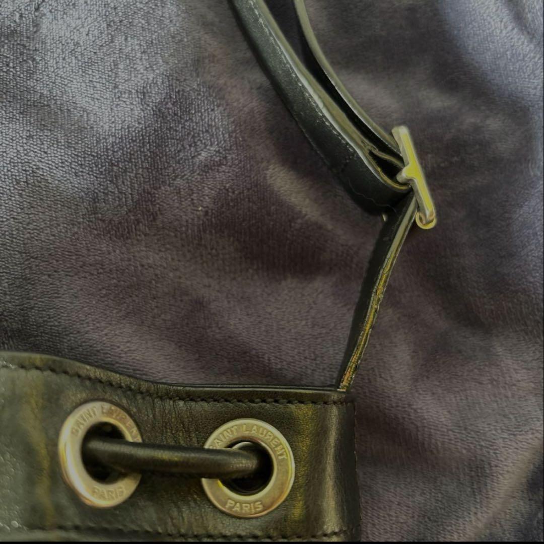 サンローラン　エディ期希少ライダースショルダーバック