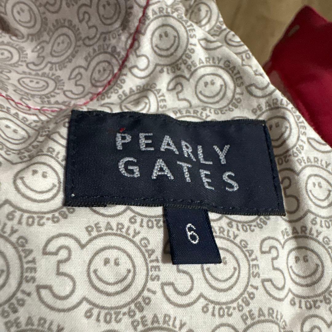 【美品】パーリーゲイツ 赤色 メンズパンツ