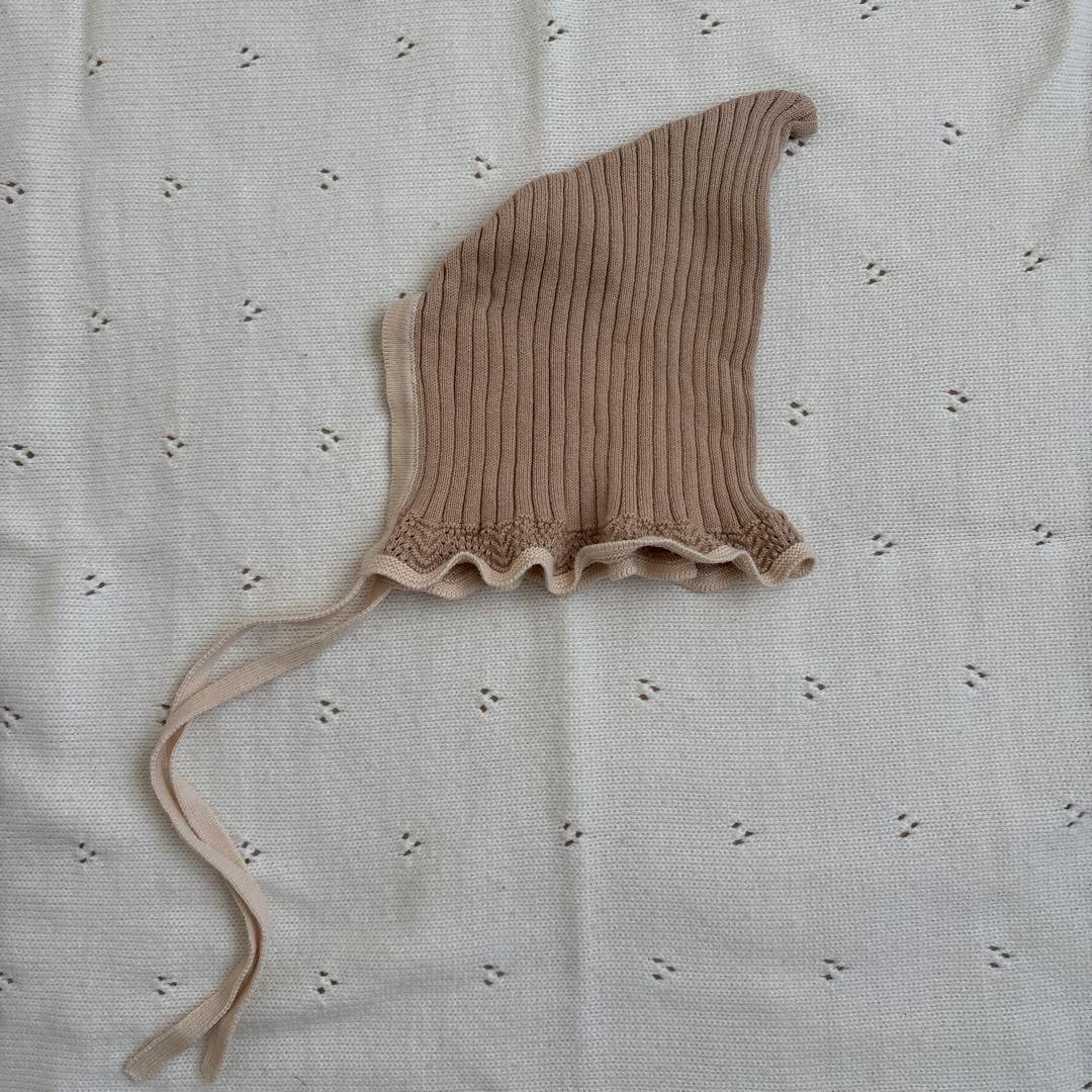 Mabli 小人ロンパース ボンネットセット