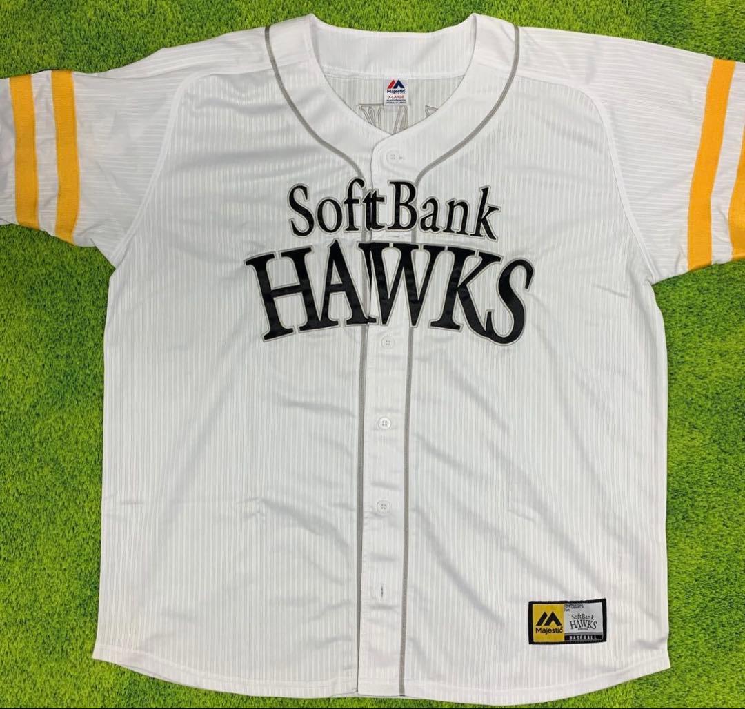 美品未着用　ソフトバンクホークス 山川穂高ユニフォーム　サイズXL