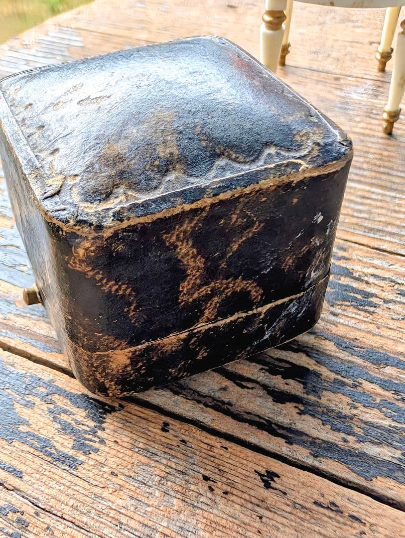 英国アンティーク　リングケース　ヴィクトリアン初期 ✨️ビンテージミニチュア椅子