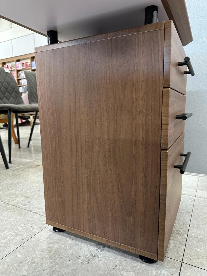 ニトリ　L字デスク　システムデスク　ラボーロ140　RB004　ブラウン