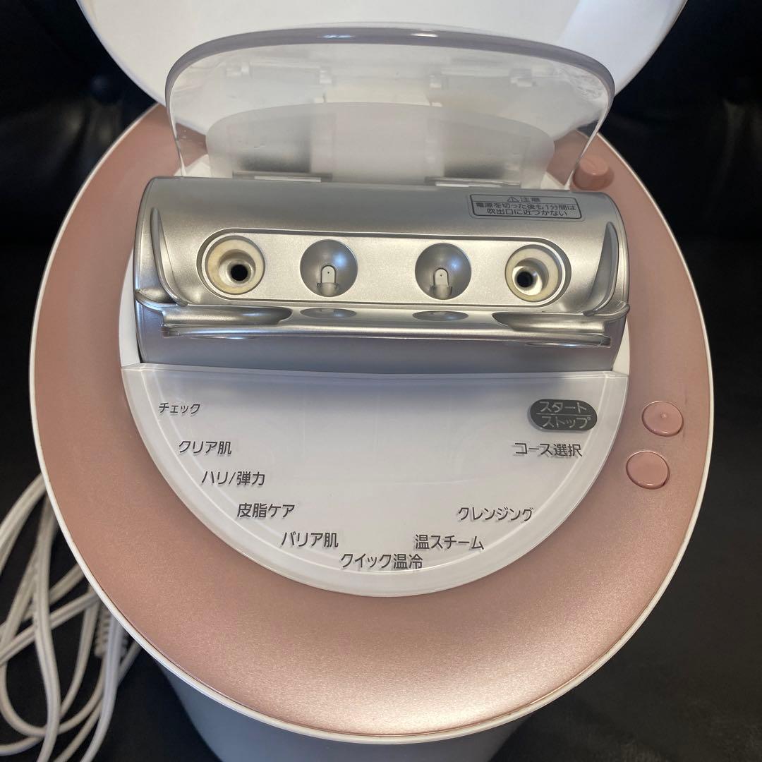 【美品】スチーマー　ナノケア　ピンク調　パナソニック　ピンク