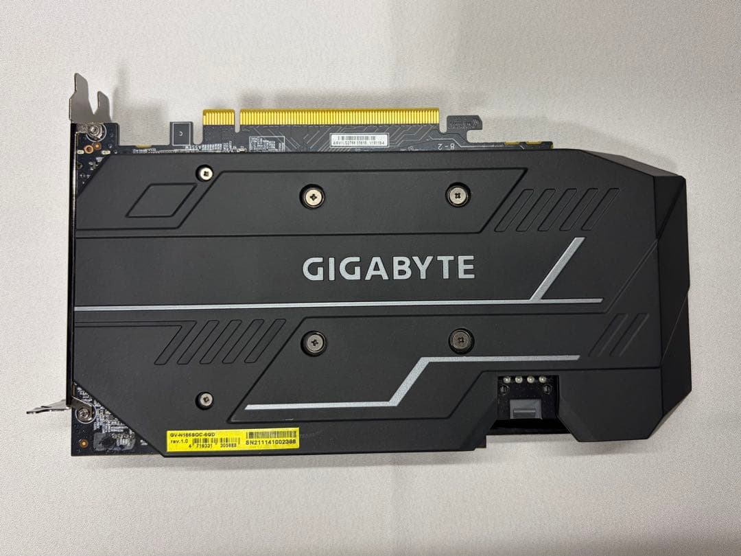 GIGABYTE GeForce GTX 1660 SUPER 動作確認済み