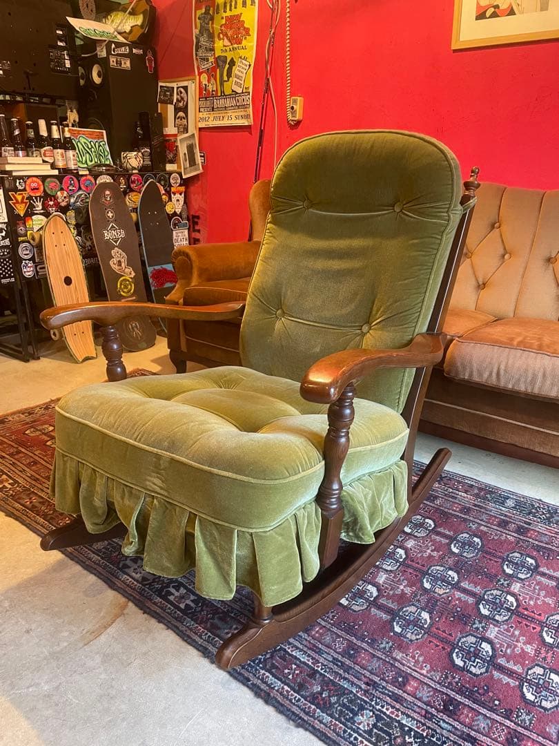 飛騨産業 穂高 ロッキングチェア レトロ 椅子