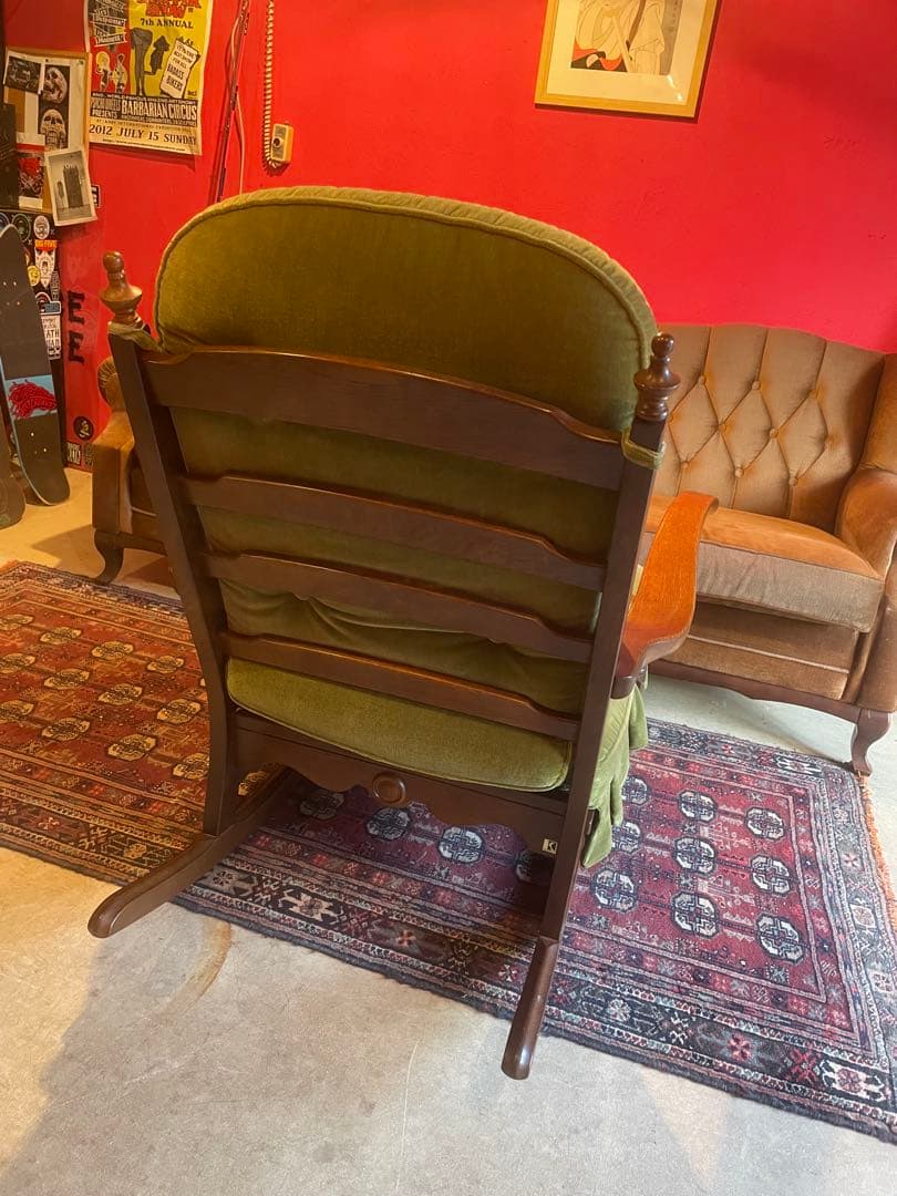 飛騨産業 穂高 ロッキングチェア レトロ 椅子