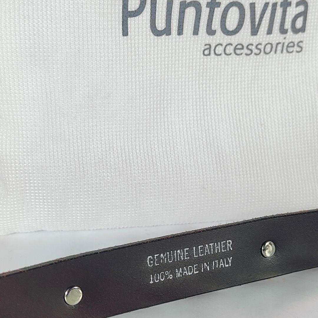 【極美品】Puntovita イタリア製　高級コンチョドレスベルト　袋付き正規品