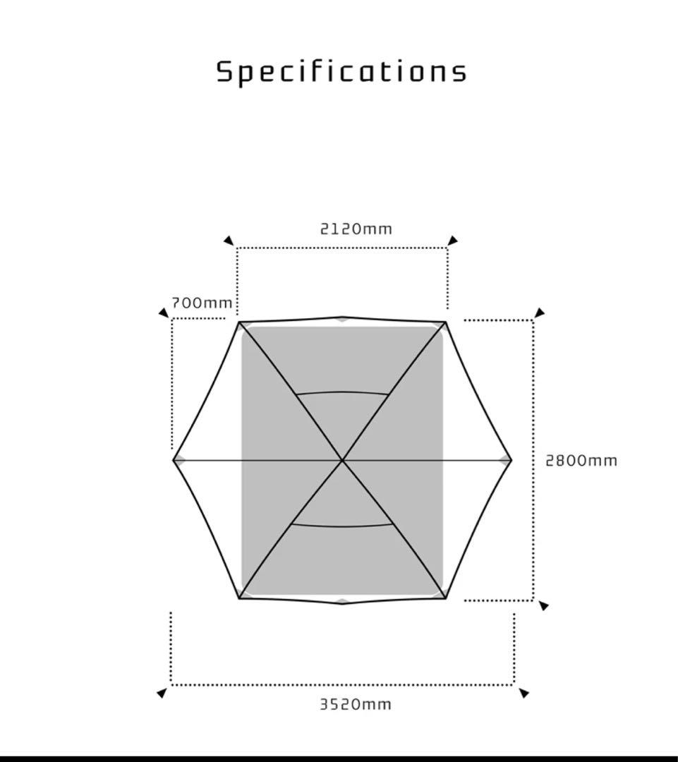 バックカントリー　XANADU 4P EXPEDITION 専用グランドシート付