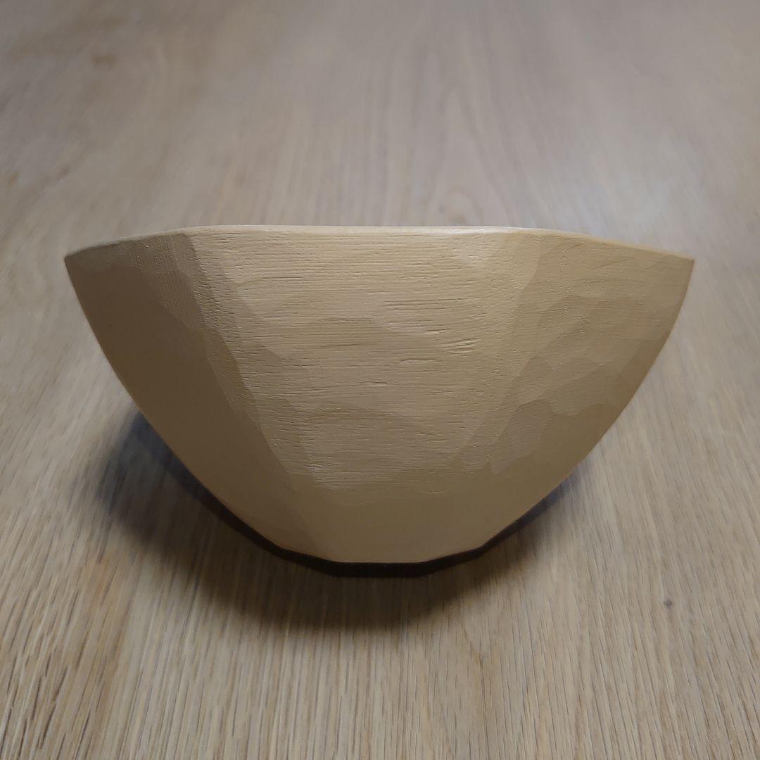 三谷龍二さん　白漆八角鉢