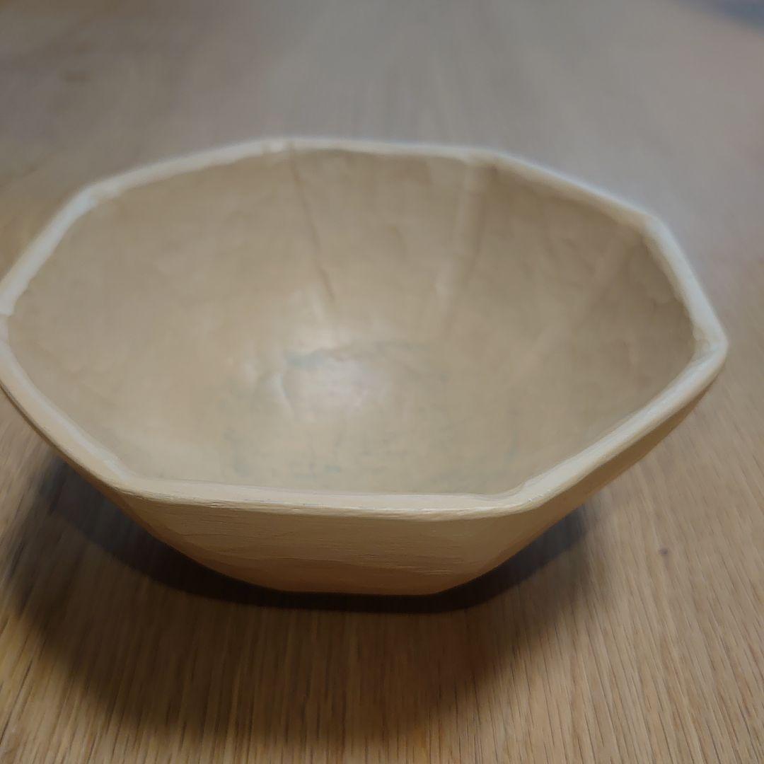 三谷龍二さん　白漆八角鉢