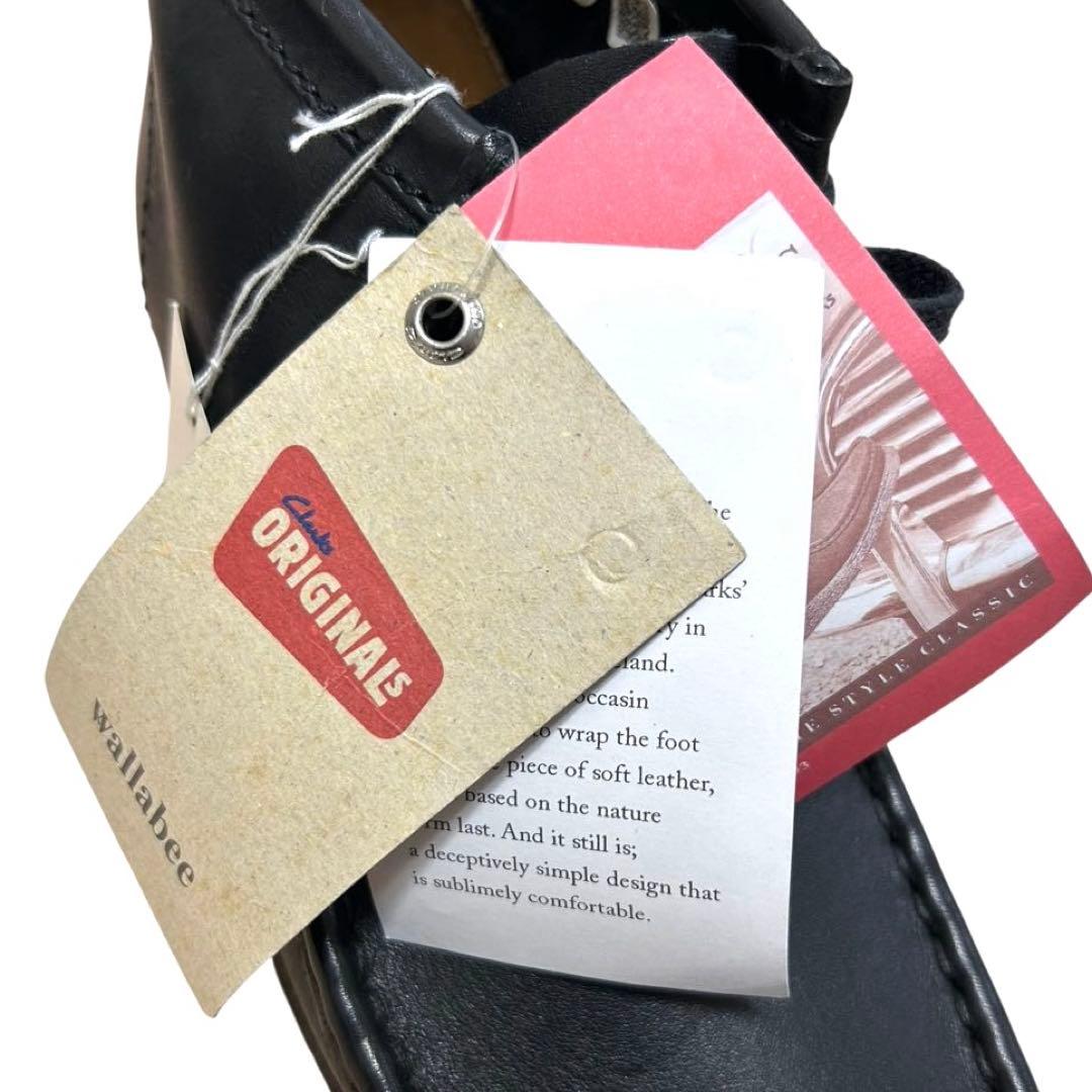 miesvdr Clarks ワラビーブーツ　レザー　ブラック　25.5㎝