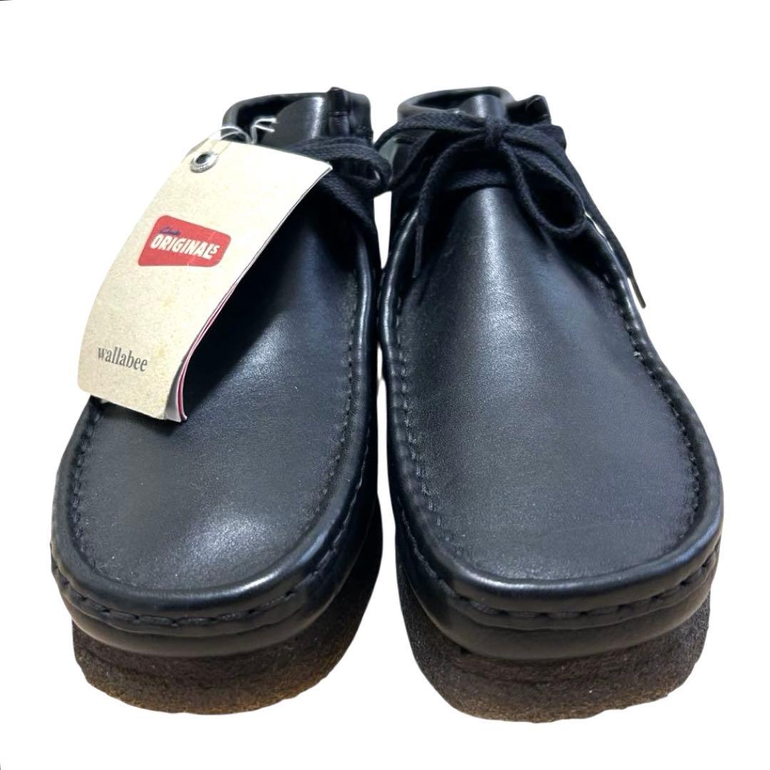 miesvdr Clarks ワラビーブーツ　レザー　ブラック　25.5㎝