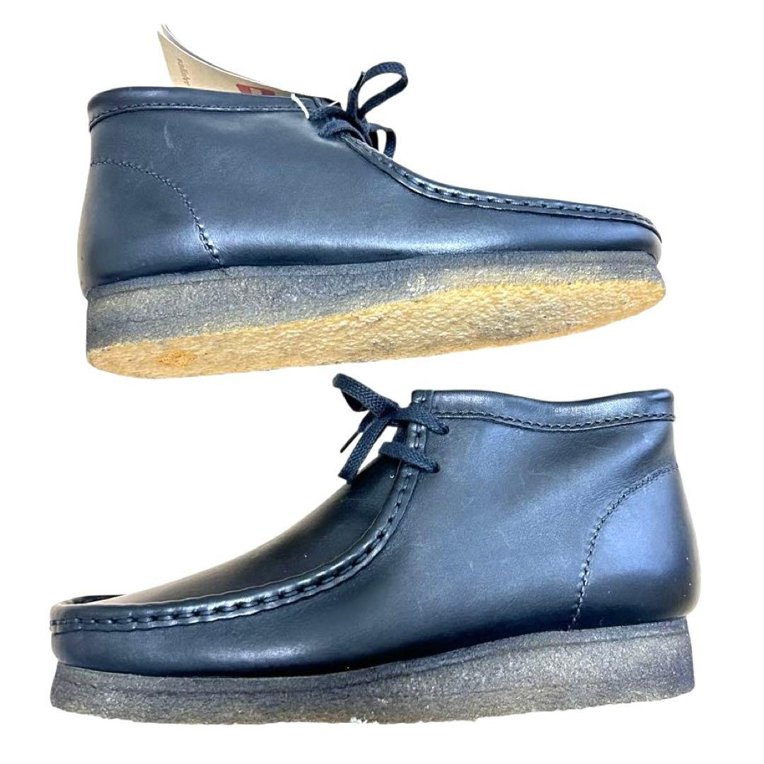 miesvdr Clarks ワラビーブーツ　レザー　ブラック　25.5㎝