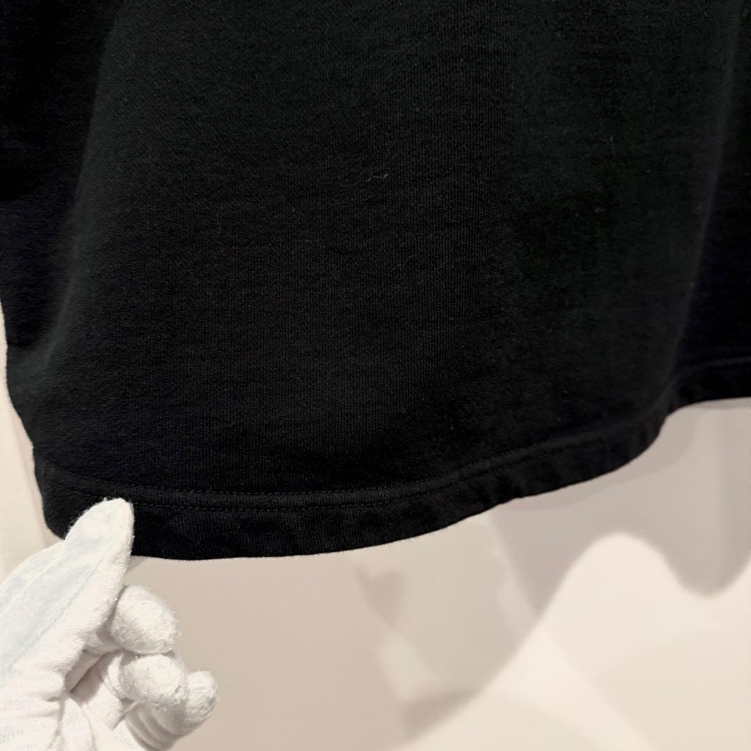 美品‼️クーティー COOTIE スウェット ブラック ロゴ L クルーネック 黒