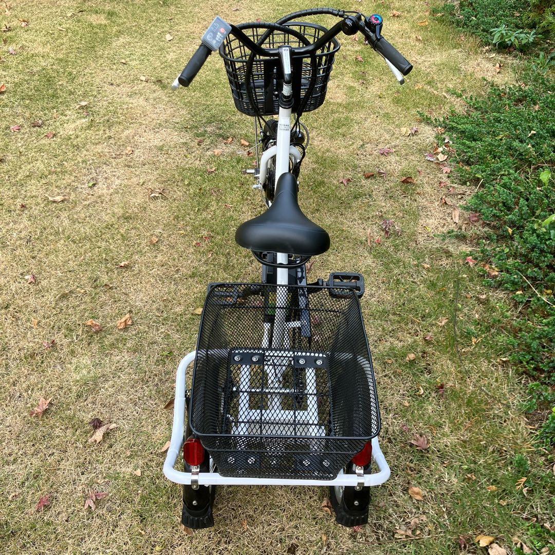 ミムゴ ロータイプ 電動アシスト三輪自転車 E-PARTON BEPN18-WH