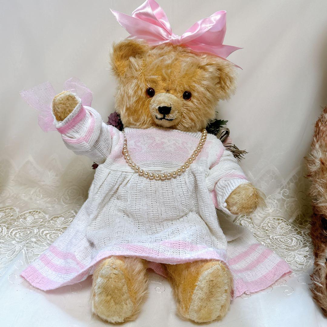 ❤️うさぽん様❤️ アンティークベア　2体セット