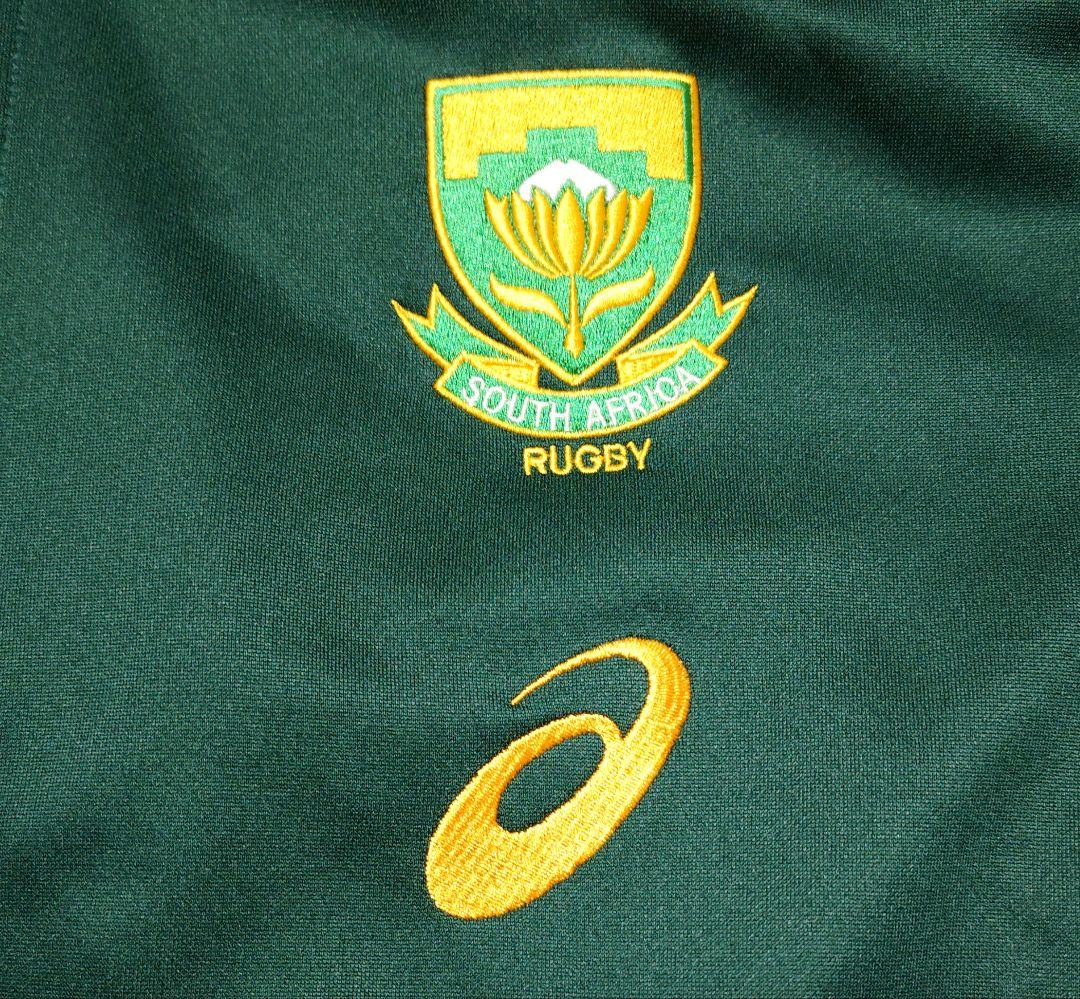 ラグビー　南アフリカ代表　アシックス　プレゼンテーションジャケット