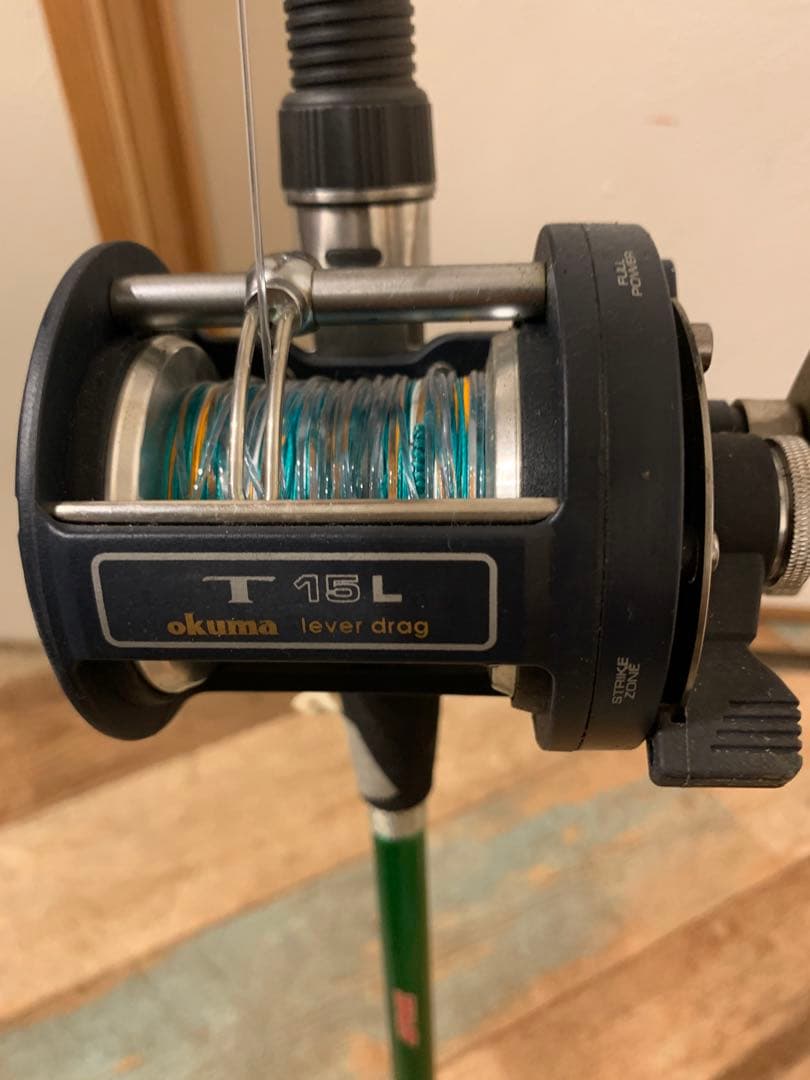 アマノ釣具Solidoffing 10-185 両軸リール　Okuma T15L