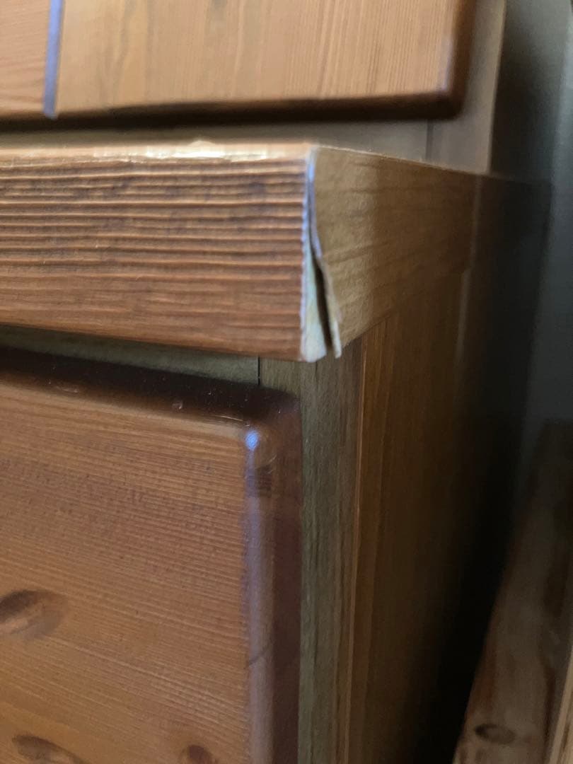 アンティーク　レトロ　チェスト　タンス　収納ラック　木目調　学習机 事務机　本棚