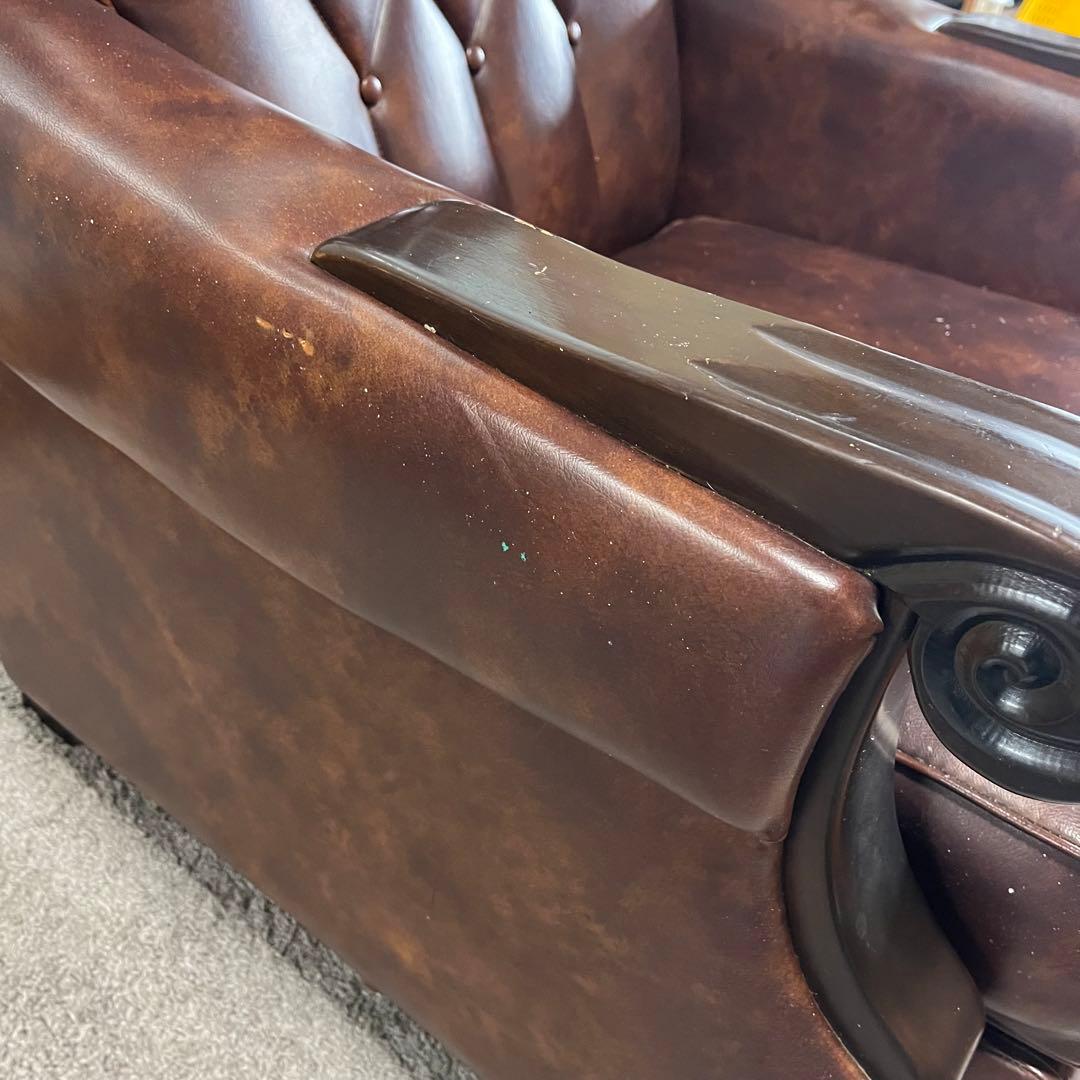 9/10まで！　高級　1人がけ　ソファー　アームレストあり